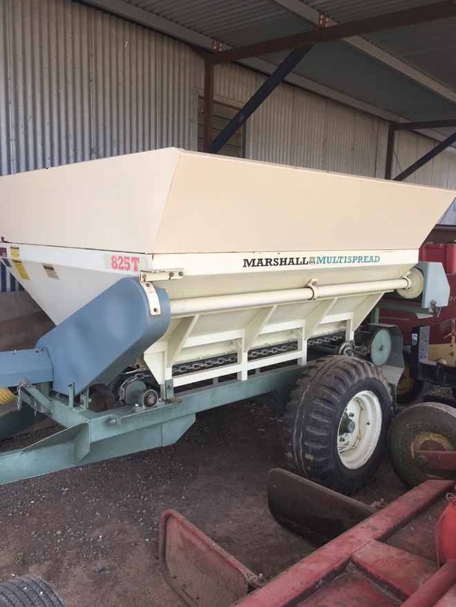Marshall Multispread 825T Belt Spreader Farm Tender